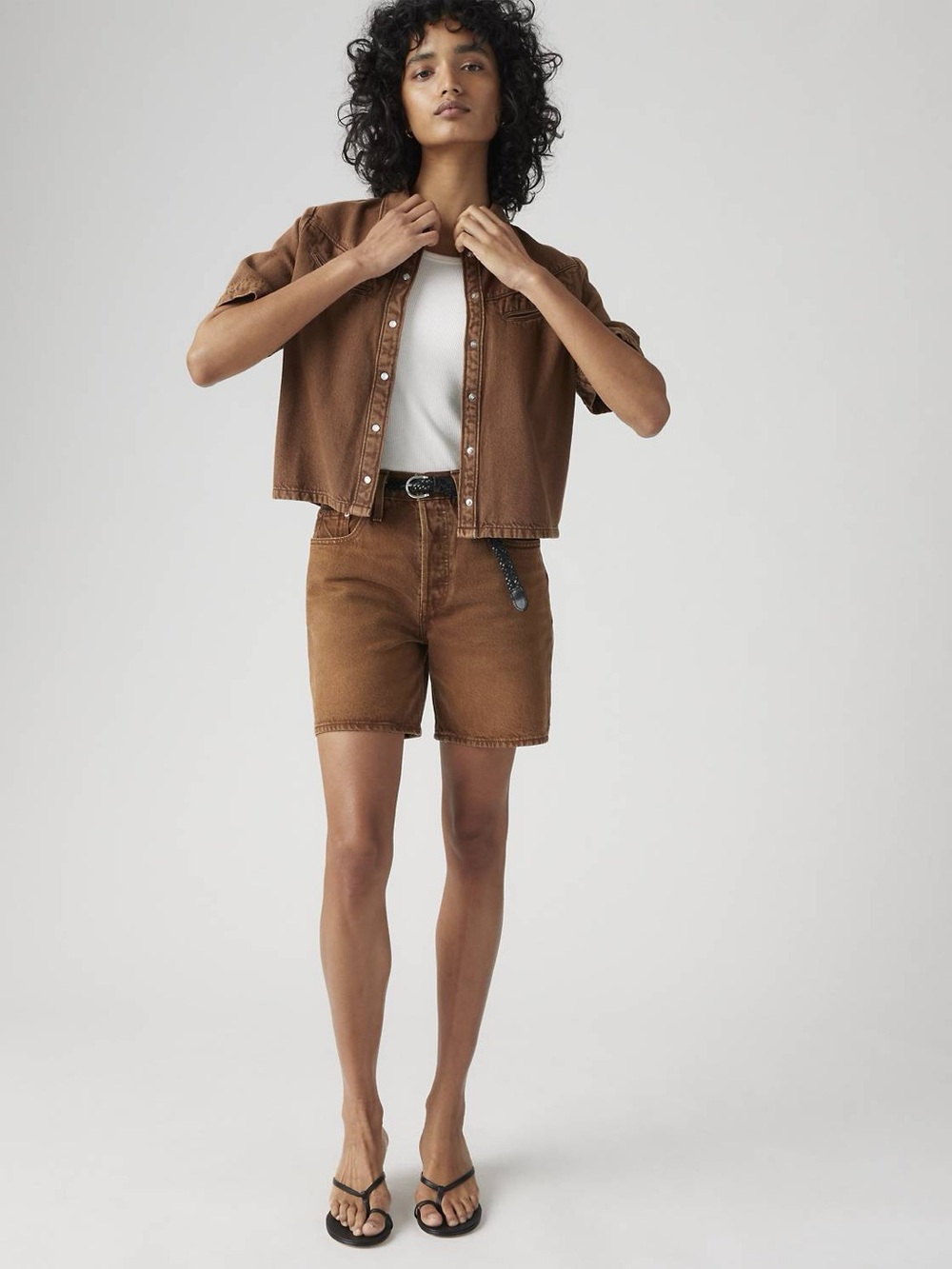 501® Original Fit High Rise Mid-Thigh Women's Shorts - 25